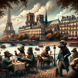 Paris est une ville envahie par les rats, c'est leur république